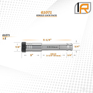 InfiniteRule Locking Pins - 5/8" Shank 12,000 Lb Hitch