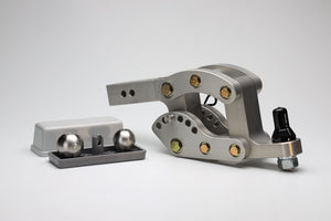 2.5" Clear Anodized Finish Rhino Hitch with 10" Drop 14K