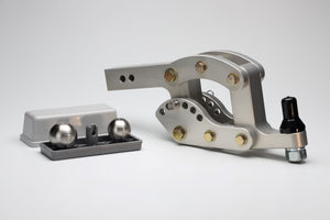 2" Clear Anodized Finish Rhino Hitch with 10" Drop 10K