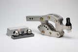 2" Clear Anodized Finish Rhino Hitch with 7" Drop 10K