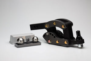 3" Hard Black Anodized Finish Rhino Hitch with 10" Drop 16K